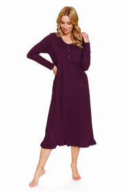 Nocna koszula Doctor Nap TM.7318 burgundy