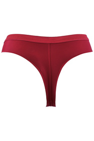 Axami V-12025 stringi z wysoką talią bordowy