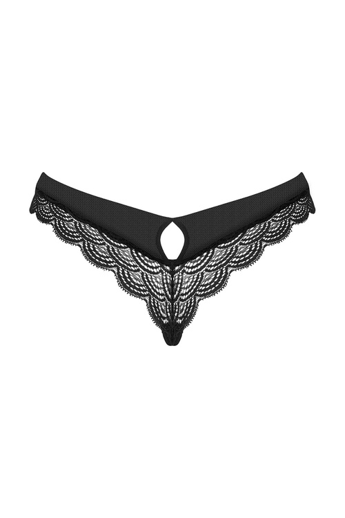 Majtki figi Obsessive Chemeris panties czarny