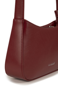 Vivisence T0020 torebka na ramię z zamkiem maroon