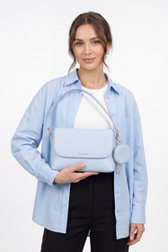 Vivisence T0024 torebka na ramię z odpinaną saszetką baby blue