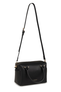 Vivisence T0018 torebka do ręki z zamkiem i odpinanym paskiem black