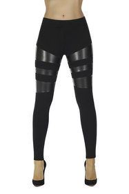 Bas Bleu Marcella Legginsy klasyczne, black