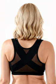 Biustonosz zapinany z przodu Vivisence 1087 czarny