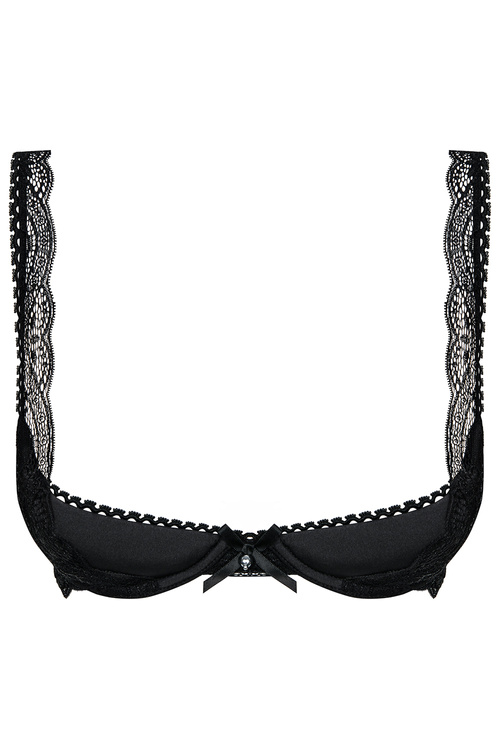 Obsessive Miamor half-bra Biustonosz półbiustonosz, czarny