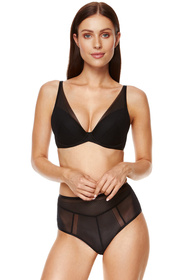 Biustonosz push-up Gorteks Holly/B1 czarny
