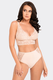 Majtki wysokie figi Babell BBL 190 beżowy