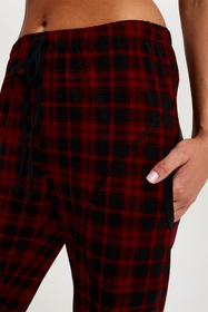 Italian Fashion Ordesa dł.sp. Nocna spodnie, druk/czerwony