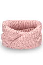 Pamami 17251 komin dziecięcy dzianinowy pudrowy róż