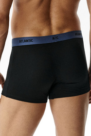 Atlantic 6SMH-004 bokserki męskie 6-pack z miękką gumą, czarny