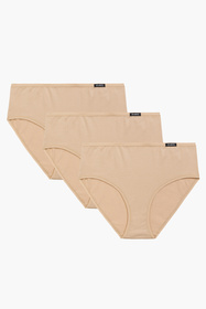 Atlantic 3BLP-603 figi 3 pack z wysoką talią biały