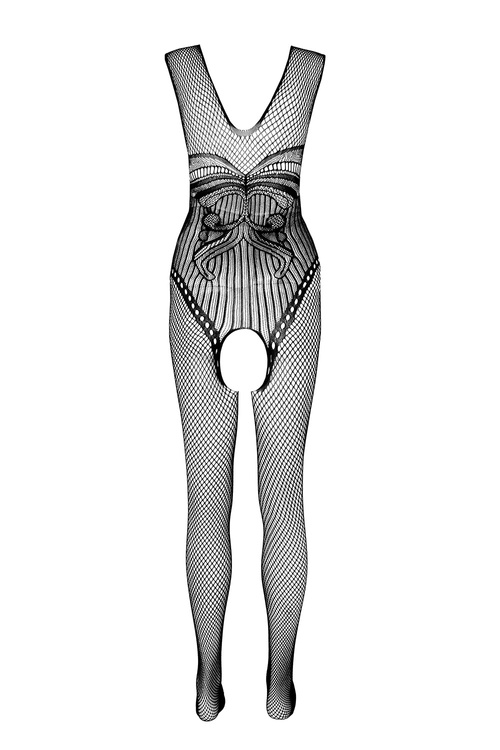 Passion ECO BS003 Body bodystocking, black
