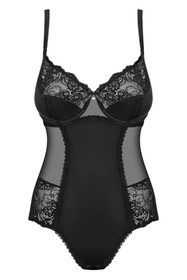 Obsessive Amallie teddy Body sexy, czarny