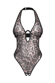 Body sexy Obsessive Addia crotchless teddy black