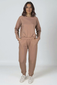 Komplet bluza+spodnie Vivisence 9204kmpl beżowy