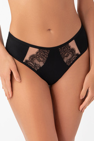 Majtki brazyliany Gorsenia K742 Lauren czarny 