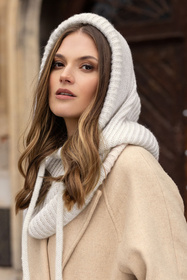 Kaptur balaclava Vivisence 70102 beżowy