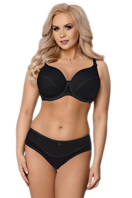 Biustonosz usztywniany Vena VB-11 czarny