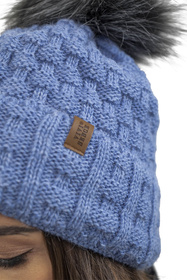 Komplet czapka+szalik+rękawiczki Vivisence 7015 Kmpl+R jeans