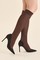 Podkolanówki Gabriella Glam Code 606 chocco