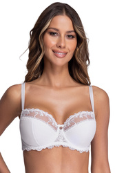 Biustonosz półusztywniany Ava 1030 Novato Maxi biały