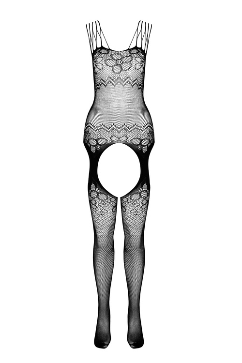 Passion ECO BS004 Body bodystocking, black