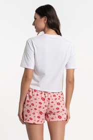 Moraj PDD3900-019 piżama z krótkim rękawem i szortami pink