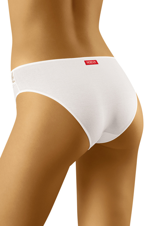 Majtki figi Wol-Bar Soft Tender biały