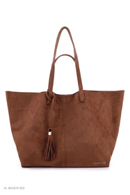 Vivisence T0034 torebka na ramię shopper z magnesem brązowy