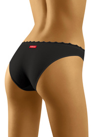 Wol-Bar Soft Cute 3-pak Majtki figi, czarny