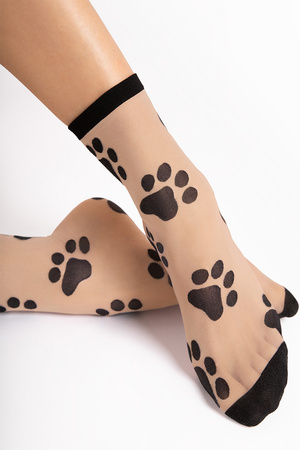 Skarpetki Fiore Pawpaw 20 DEN G1192 black/light natural