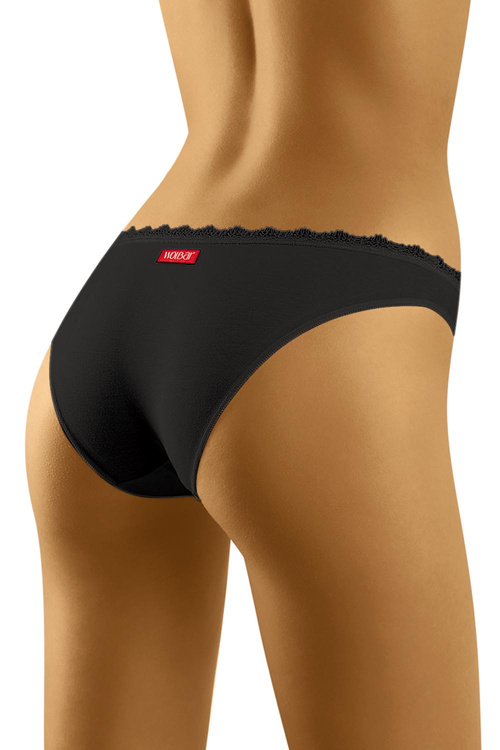 Wol-Bar Soft Cute Majtki figi, czarny