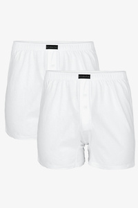 Atlantic 2BMB-003 bokserki męskie 2-pack luźny krój biały