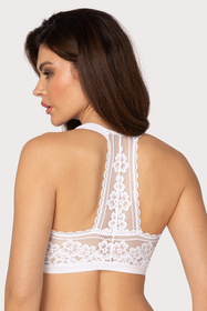 Biustonosz braletka Róża Gizela top biały