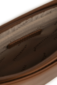 Vivisence T0020 torebka na ramię z zamkiem brown