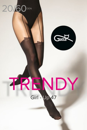 Wyrób pończoszniczy rajstopy Gatta Girl-Up 47 nero 