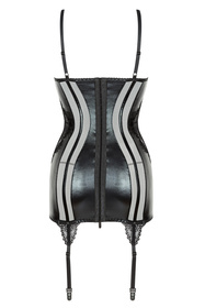 Nocna komplet koszulka + stringi Beauty Night Marilyn chemise BN6514 black