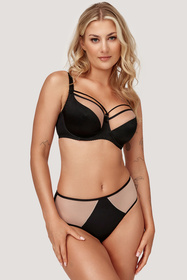 Biustonosz miękki Azal A560 czarny