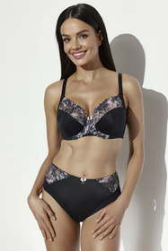 Ava 2270 Midnight Rose Maxi Biustonosz miękki, czarny