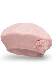 Vivisence 7036 Nakrycie głowy beret, różowy