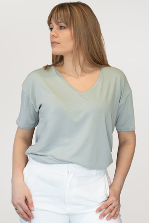 Koszulka klasyczna Babell Patty mięta