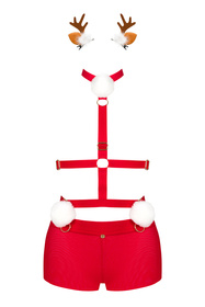 Obsessive Ms Reindy Nocna sexy kostium, red