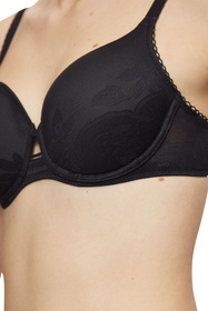 Biustonosz usztywniany Triumph 10205990 Wild Rose Sensation WP 0004-black 