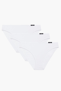 Atlantic 3BLP 602 3 pack figi klasyczne niska talia biały