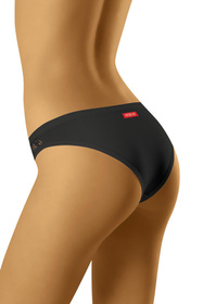 Wol-Bar Soft Pretty Majtki figi, czarny