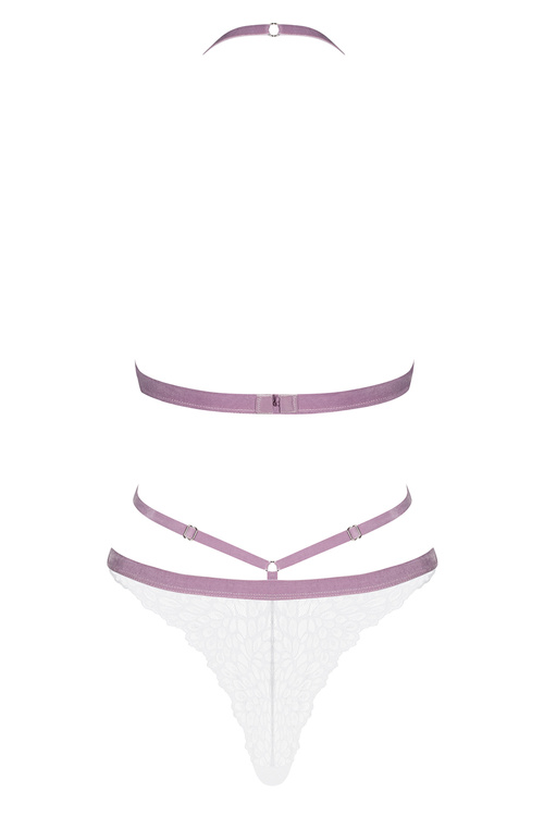 Obsessive Lilyanne teddy Body sexy, biały