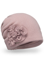 Czapka Vivisence 7076 pudrowy róż