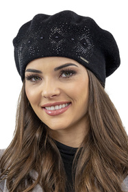 Vivisence 7050 Nakrycie głowy beret, czarny