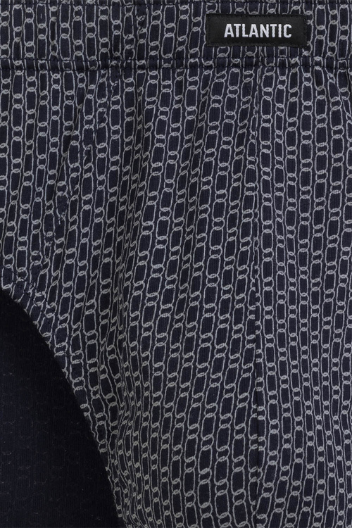 Atlantic 3MP 214 slipy męskie bawełniane 3 sztuki granat/ciemnoniebieski/denim