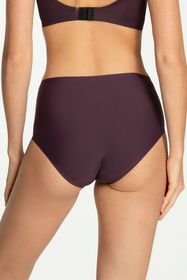 Wysokie figi Julimex Simple Maxi dark plum
